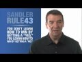 Sales tips sandler rule 43 every objection is a learning moment