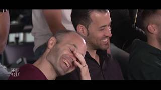 Homenaje a Andrés Iniesta por los jugadores del Barça y el mundo del futbol #Infini8Iniesta