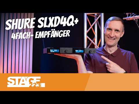 Shure SLXD4Q+ Review – Der ultimative 4-Kanal Funkempfänger für Profis!