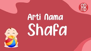 Arti Nama Shafa & Kombinasi Rangkaian Nama