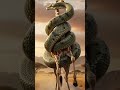 Lion Saves Giraffe from Anaconda at the Last Second! 😱🦁🐍#ai #viral video#