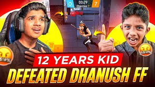 12 YEARS KID😨 DEFEATED ME🤬 | 0 - 7🤯| DHANUSH FF REVENGE🔥 | FREE FIRE IN TELUGU #dfg #freefire screenshot 4