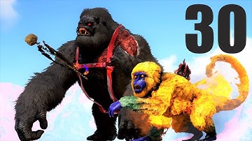 MONKEY BUSINESS! DEMONIC MESO & MEGAPITHECUS | PRIMAL FEAR HARD MODE ARK SURVIVAL EVOLVED MODDED E30