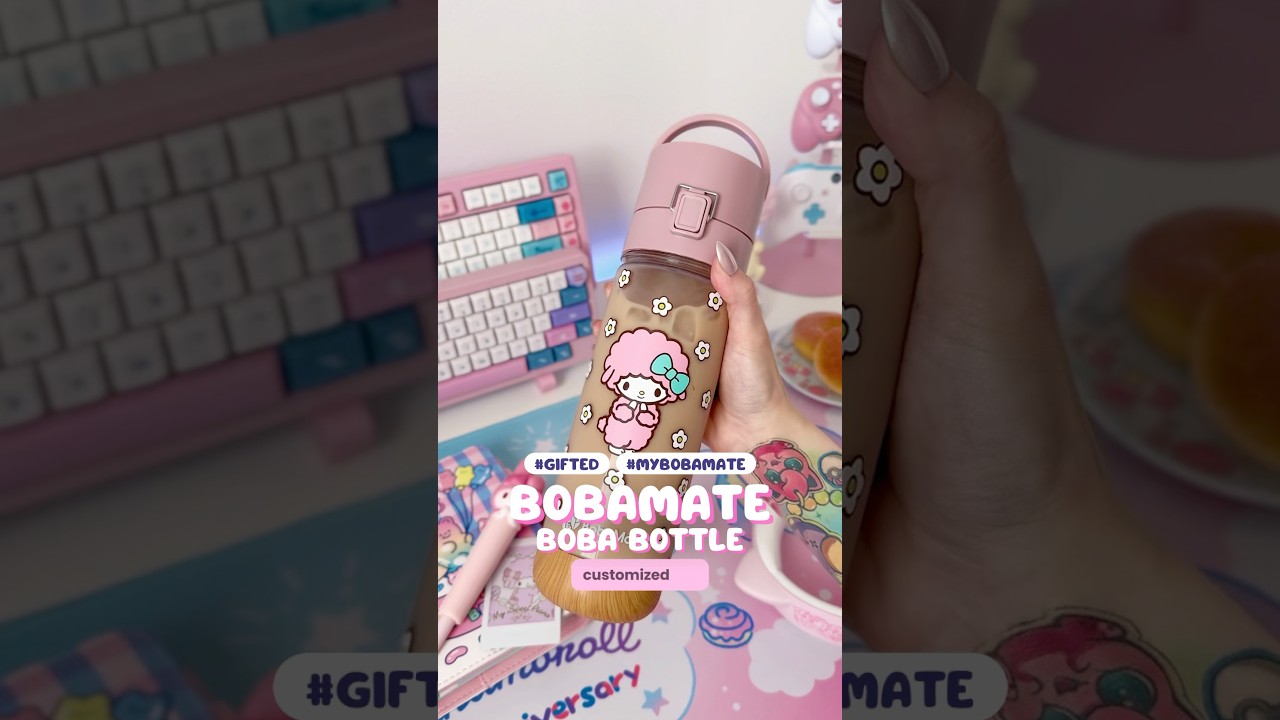 The BEST reusable boba bottle! 🧋🧋🧋 | #mybobamate #mysweetpiano #shorts