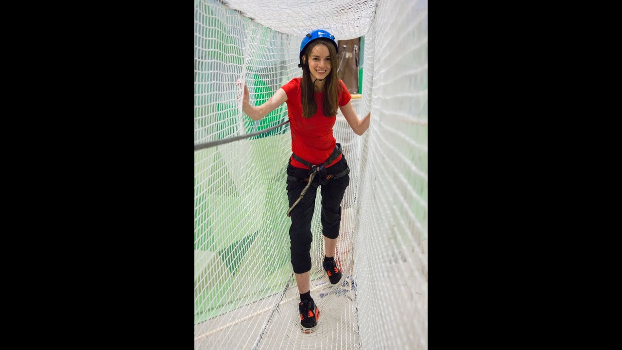 Веревочный парк в СПб Высотный город трасса 4 - YouTube