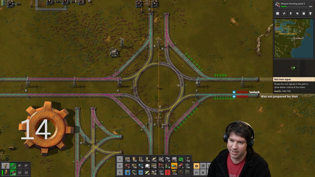 Factorio - Rail Talk - Stream Lets Play - [14] - YouTube