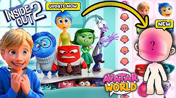 INSIDE OUT 2 in Avatar World | How To Make Inside Out 2 All Character in Pazu Avatar World | Update