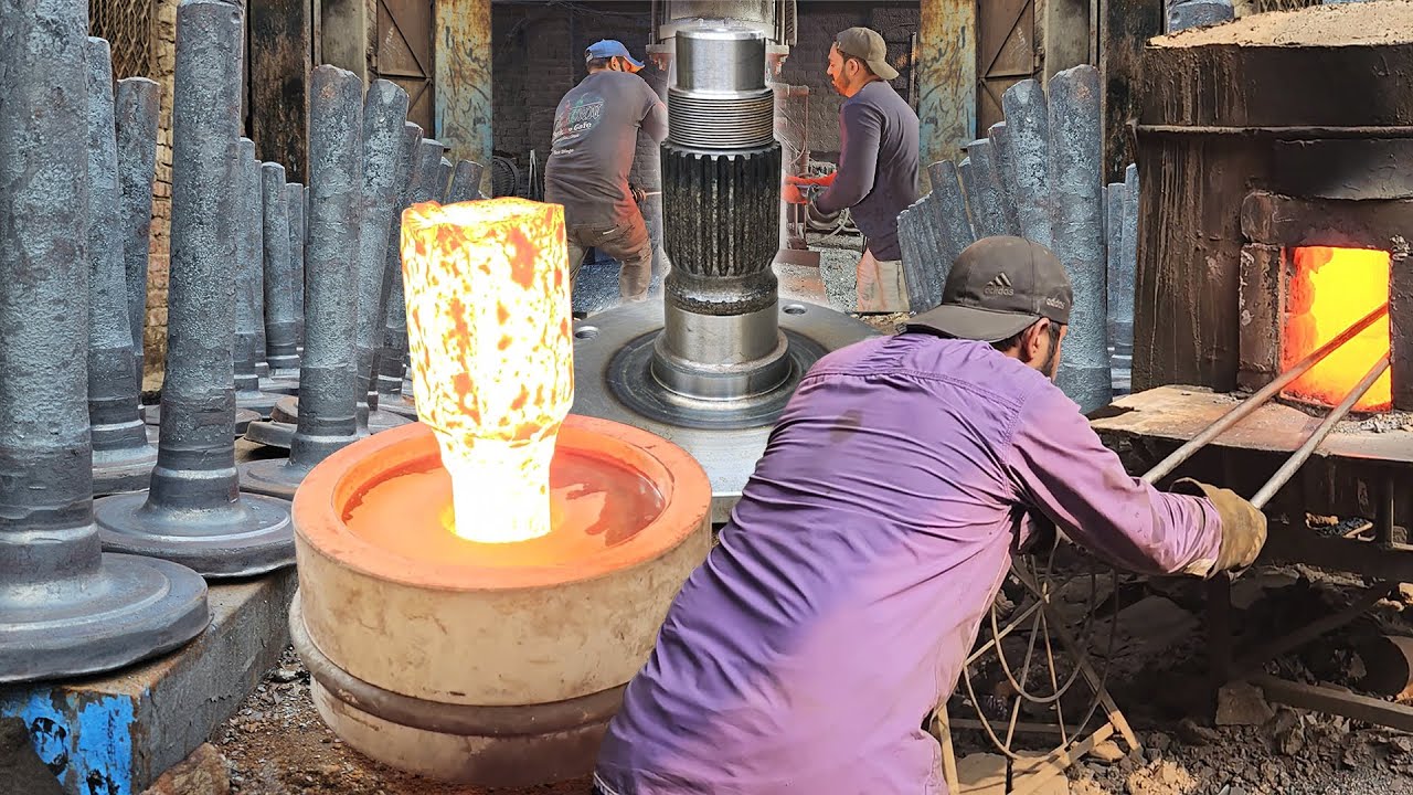 Discover The Amazing Mass Production Process Of Tractor Rim Axles