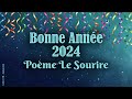 BONNE ANNÉE 2021 - poème "Le sourire" qui nous a tant manqué avec la pandémie de covid