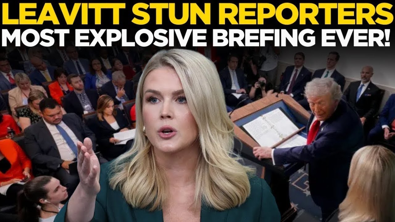 Karoline Leavitt LIVE | White House Press Secretary Drops Bombshell in Briefing | Trump | US News