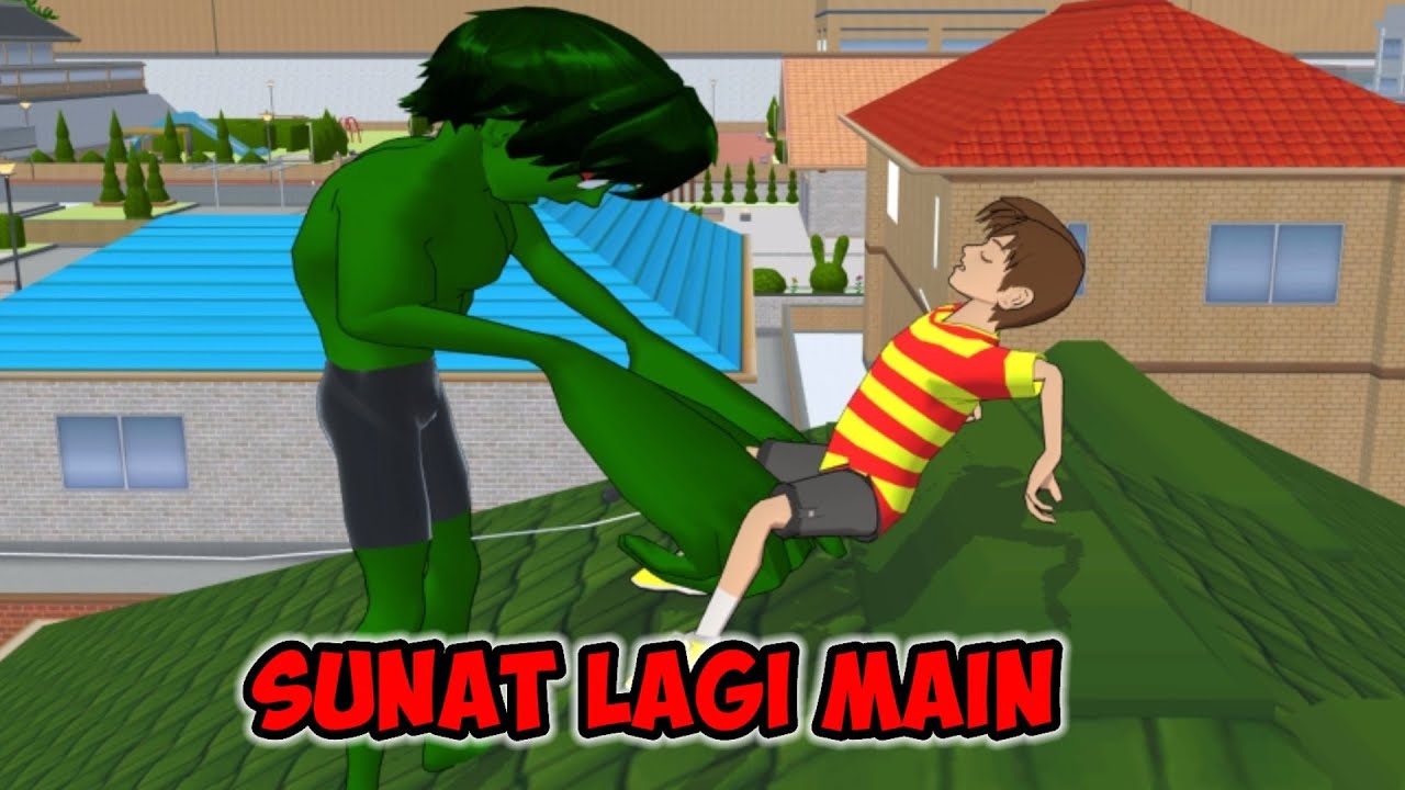 Apa? Yuta Disunat Saat Main layangan Mio Panik 😱 Drama Sakura School Simulator