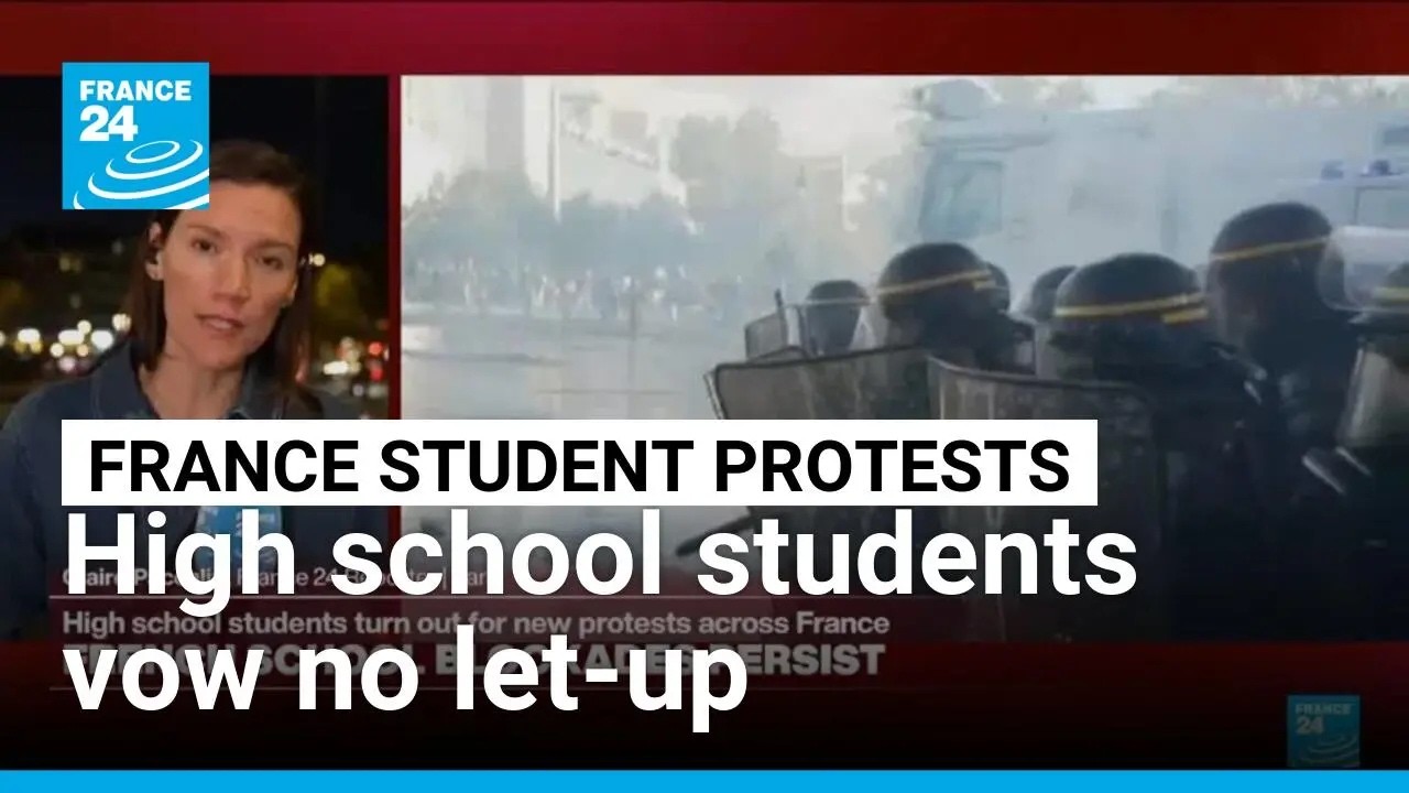 'Fighting for our future': France high school students vow no let-up • FRANCE 24 English