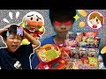 お家で駄菓子屋さんごっこ　ピピッ！とおかいものアンパンマンレジスター　高すぎるお菓子屋さん　おもちゃ　みーたんおねえさん