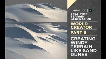 World Creator Introduction - PART 6 - Creating Windy Terrain Like Sand Dunes