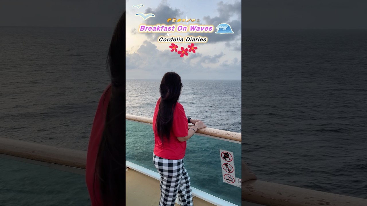 Woke up to ocean views & a 5-star breakfast 🌊🍽️🍞☕️🥖🧀🥪🥞🥐❤️ 