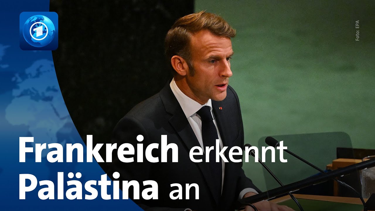 Gaza-Krieg: Frankreich und über 150 Staaten erkennen Palästina als Staat an