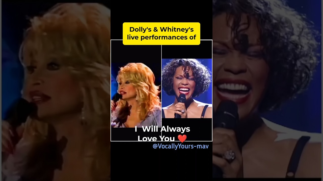 Watch Dolly Parton & Whitney Houston Singing "I Will Always Love You" #whitneyhoustonsongs #dollyparton on YouTube Watch Dolly Parton & Whitney Houston Singing "I Will Always Love You" #whitneyhoustonsongs #dollyparton on YouTube