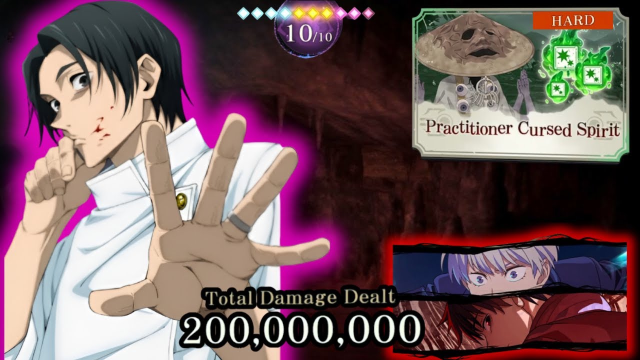 BLUE YUTA VS HARD CURSED SWEEP 10/10! JUJUTSU KAISEN PHANTOM PARADE