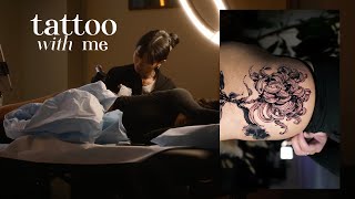 tattooing a chrysanthemum!!! // tattoo timelapse