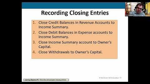 ACTG 04A Chapter 4 Lecture   Completing the Accounting Cycle Closing Entries