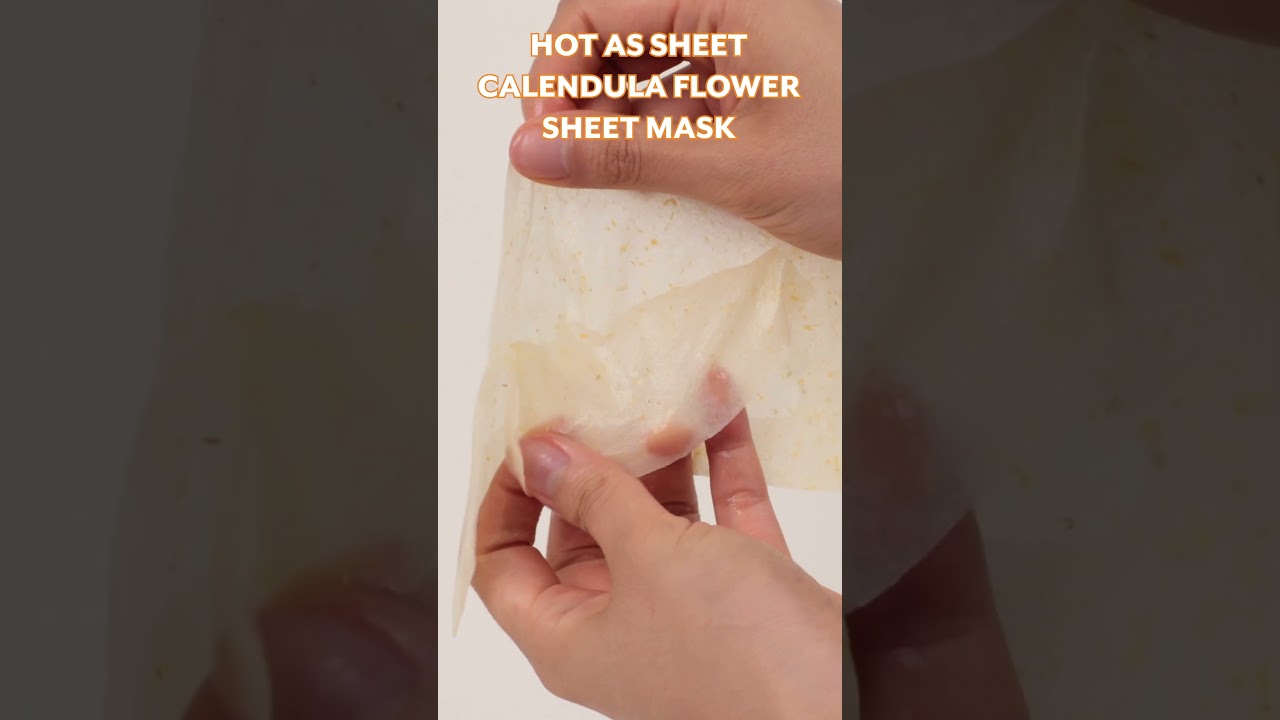 Detailed look on how to use 💛 Hot As Sheet Flower Mask 🌼