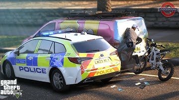 PHONE SNATCH FAIL.. | UK Met Police Interceptors - GTA 5 LSPDFR #90