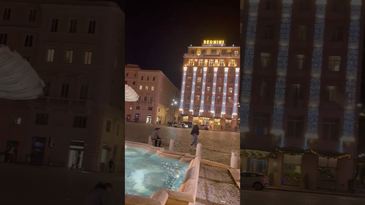 2026 Holiday Season in Piazza Barberini!❄️🥂🎉🫶 