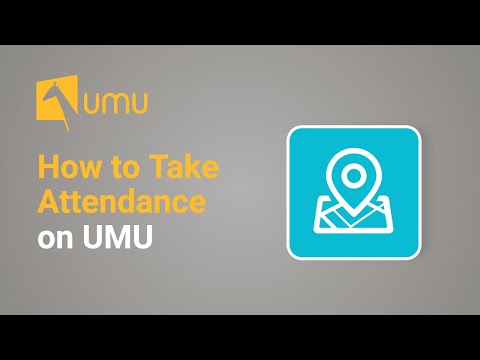 How to Take Attendance on UMU