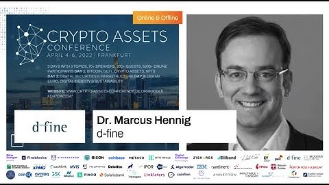 Industry Insights (CAC22A) – Dr. Marcus Hennig of d-fine