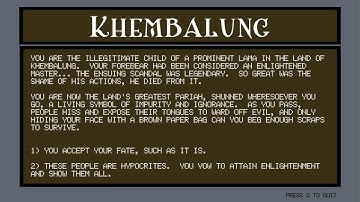 Retro Text Adventure