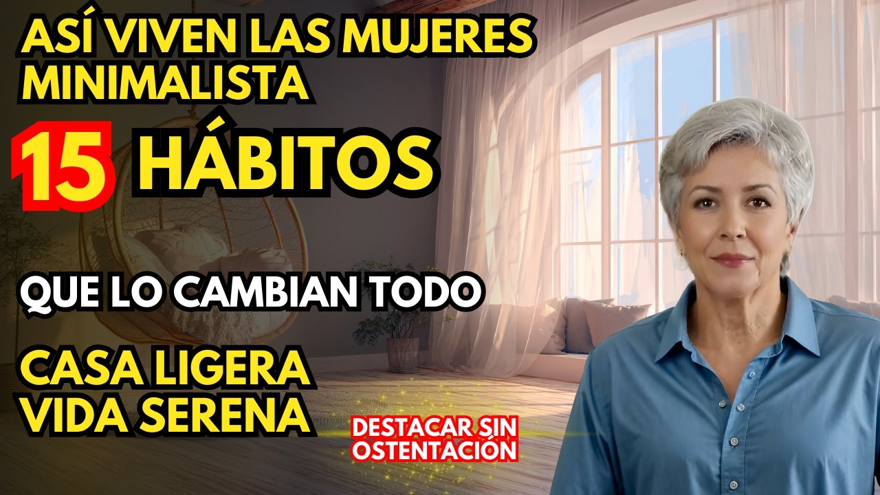 15 Hábitos Minimalistas para una Casa Ordenada, Serena y Elegante