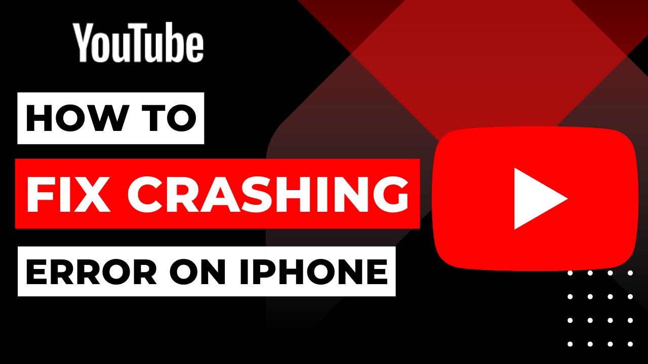 How to Fix YouTube Keeps Crashing on iPhone | 2023 - YouTube