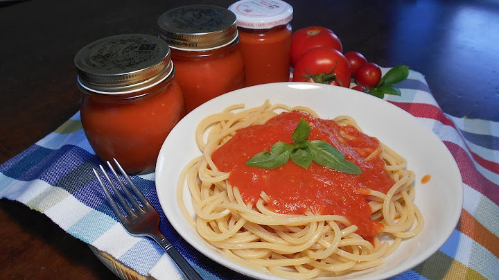 SUGO DI POMODORO GUSTOSO fatto in casa - Ricetta facile