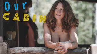 CABIN TOUR | See where we live | Our tiny off grid cabin in the Canadian Wilderness | Outdoor Shower