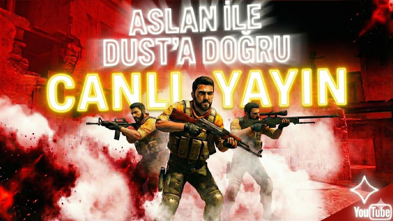 ASLAN İLE DUST'A DOĞRU #4 | CS2 PREMIER&FACEIT [!rank]