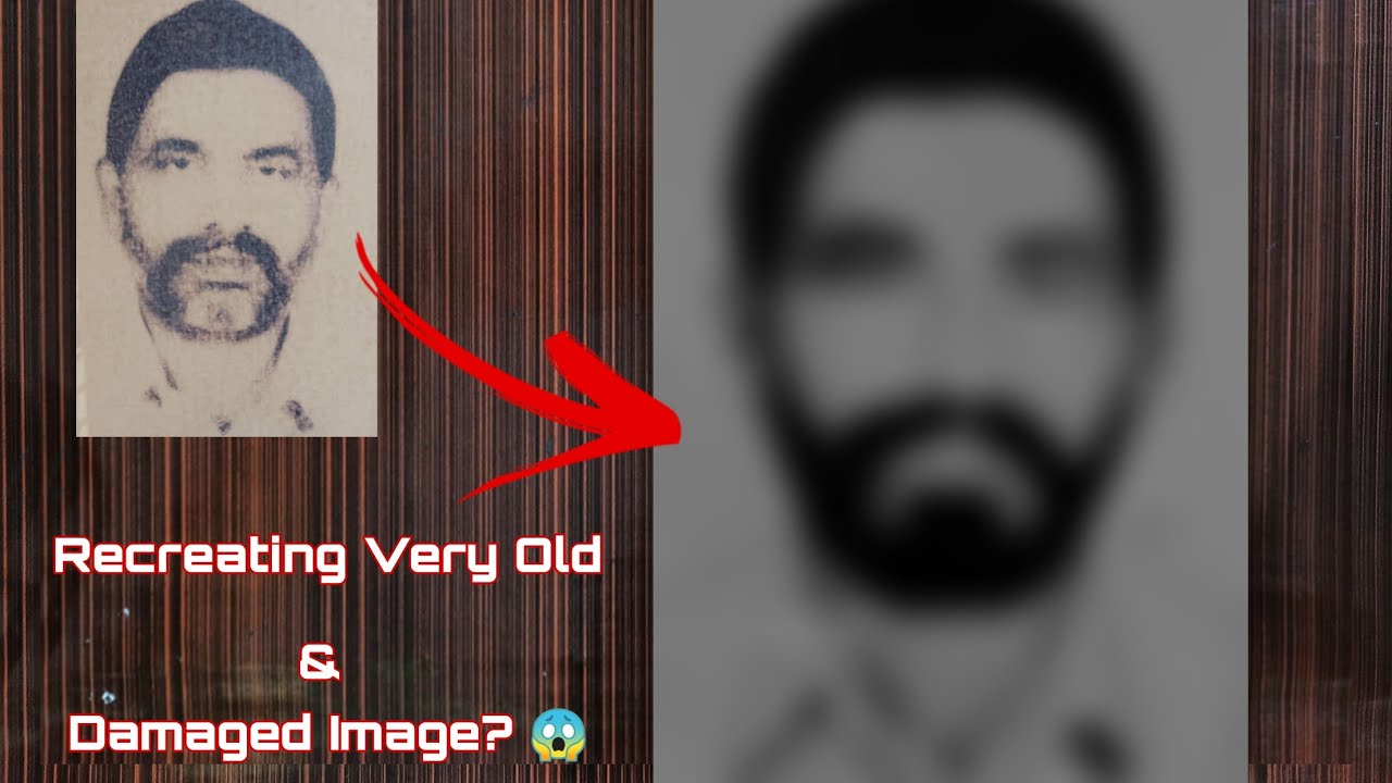 Recreating Very Old & Damaged Image 😱 Paid Work | Realistic Graphite Drawing | Artist Pranav Anoop