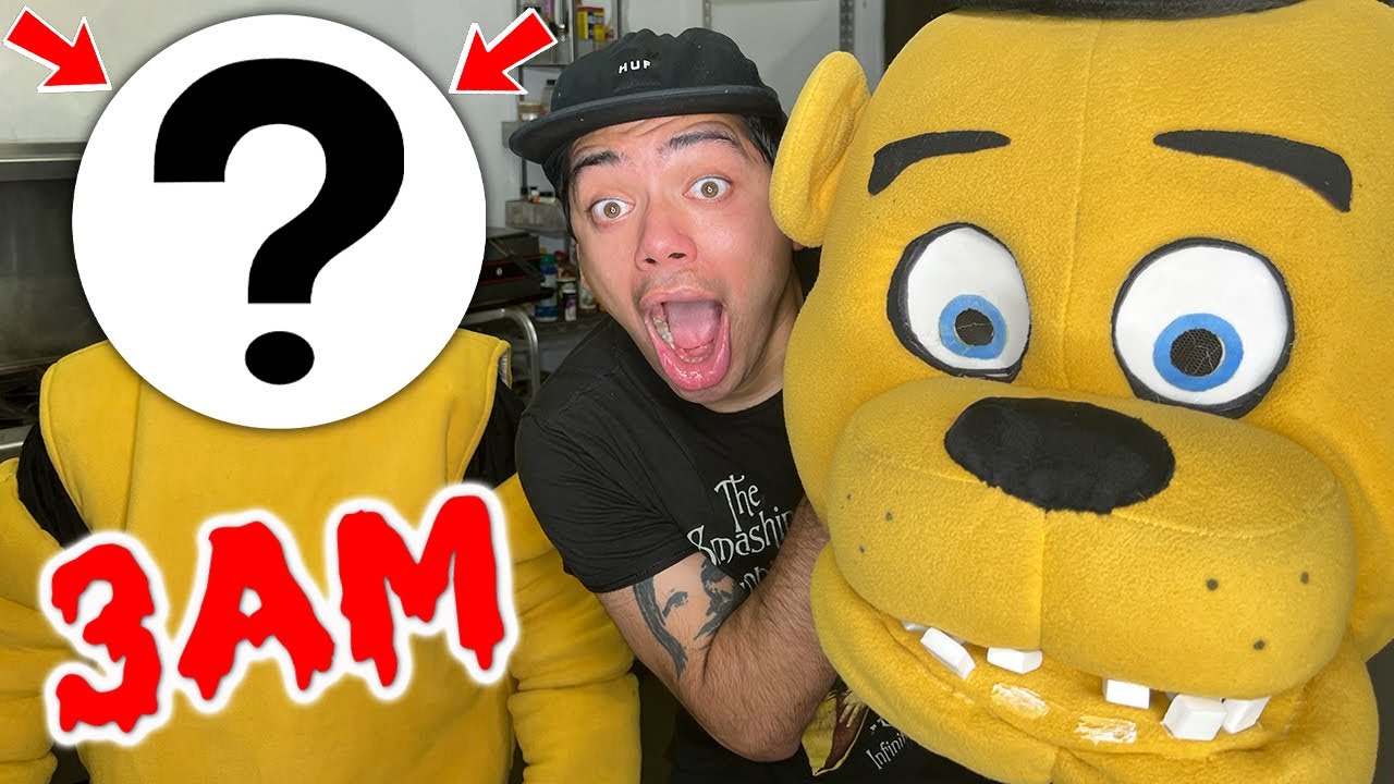 We Finally Unmasked Freddy Fazbear At 3am We Actually Did It Youtube