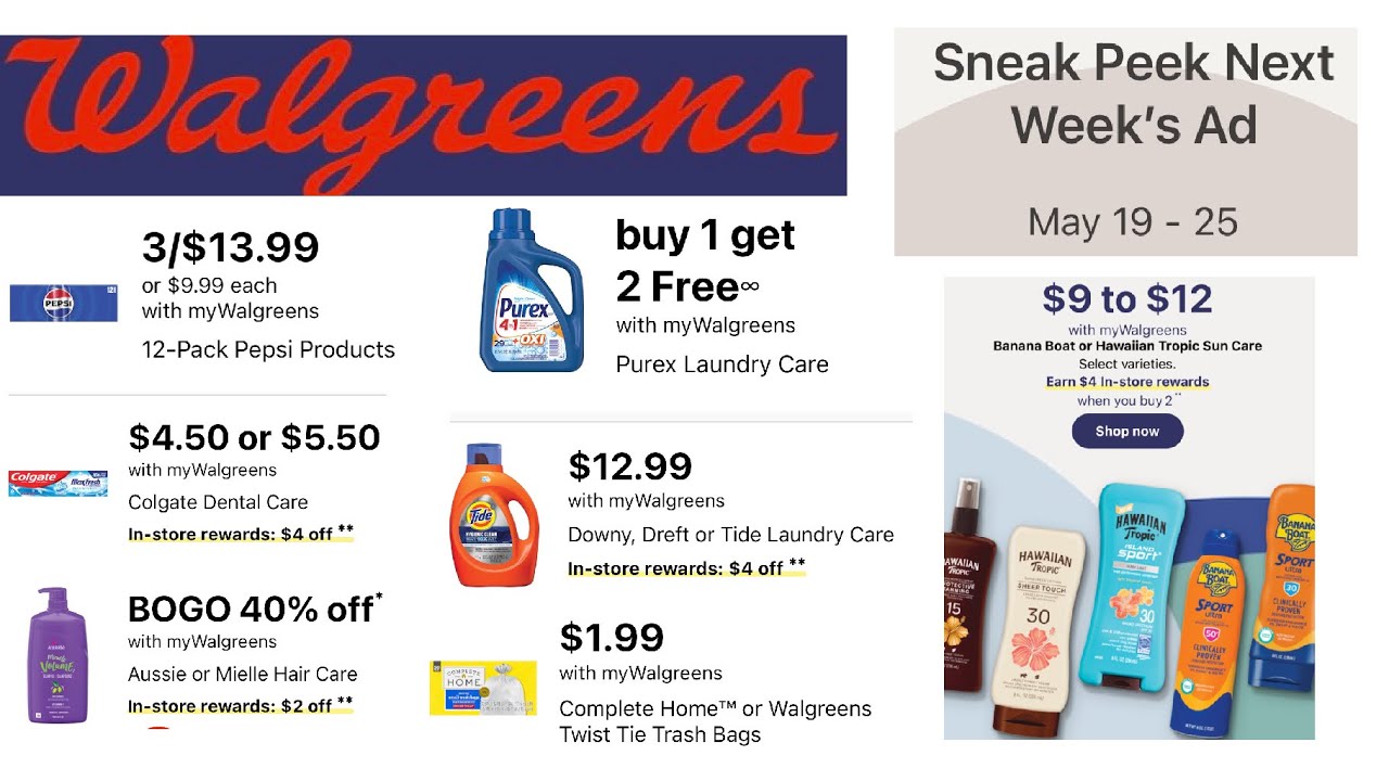 This is a Poor Man’s Walgreens Weekly Ad Preview - YouTube