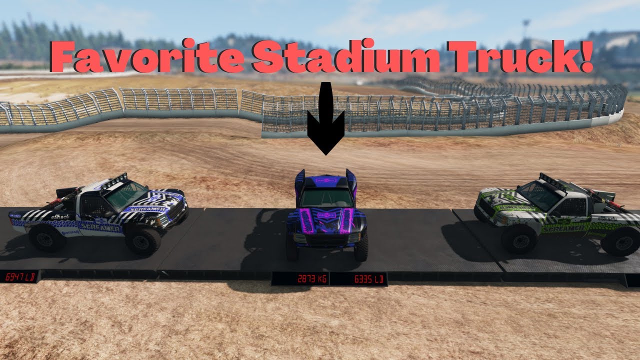 My Favorite Stadium Trophy Truck in BeamNG.Drive! + Download Custom