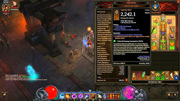 Diablo 3 PTR 2.1 - Gear Setup from Tier 31 Video