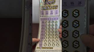 Royal Jackpot #scratchers #scratcher #scratchofftickets #lotterytickets #lotteryticket