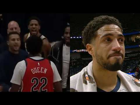 Tyrese Haliburton gets into it with Derik Queen & emotional postgame interview