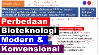Perbedaan Bioteknologi Konvensional dan Bioteknologi Modern | Bioteknologi IPA SMP Kelas 9