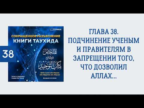 38. Сокращенное разъяснение Книги таухида // Сирадж Абу Тальха