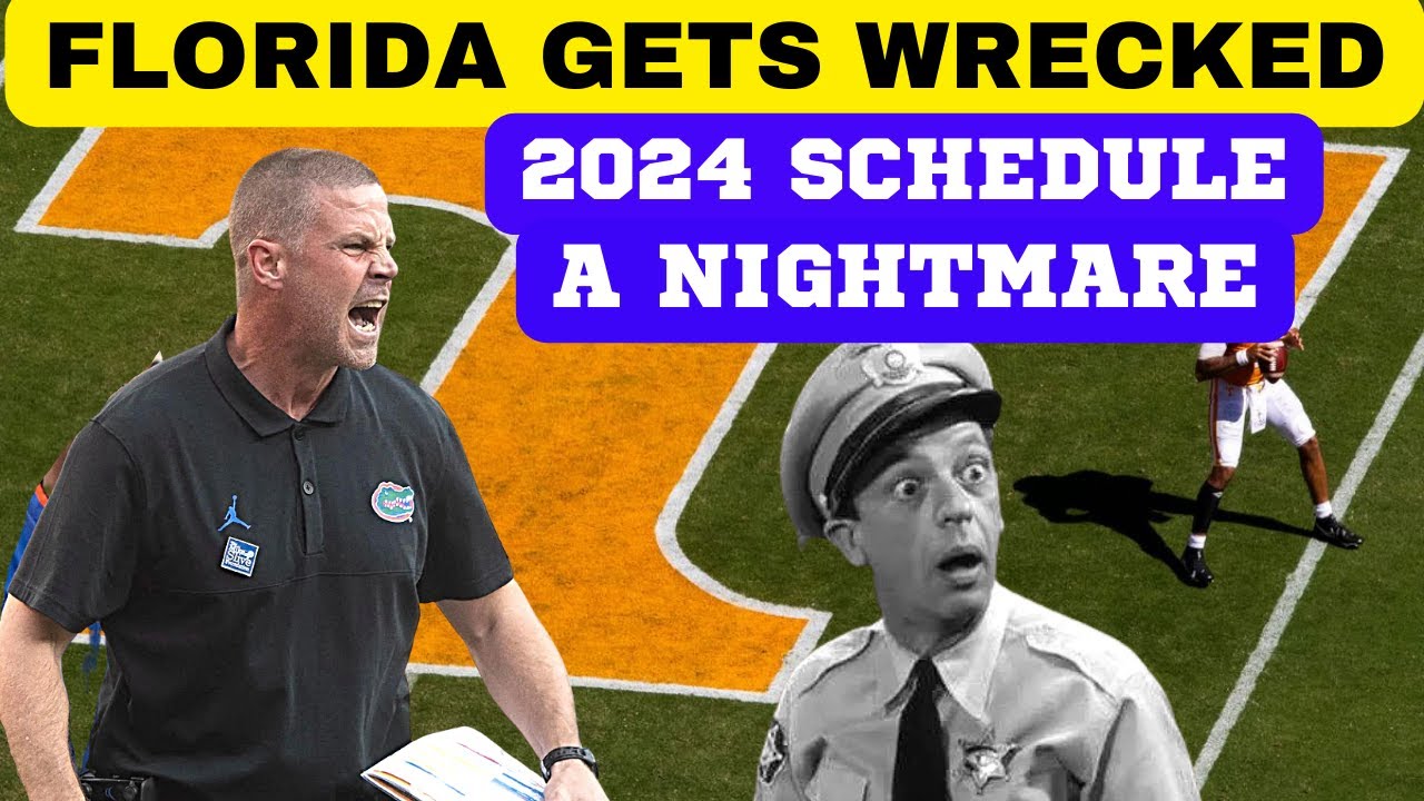 FLORIDA'S SCHEDULE IS A BRUTAL, TENNESSEE FOOTBALL ,TENNESSEE