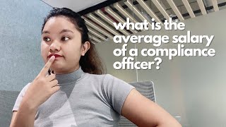 what is the average salary of a compliance officer philippines work vlog