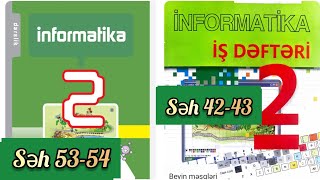 2-ci sinif İnformatika dərslik səh 53,54. İş dəftəri səh 42,43. Mətn redaktoru