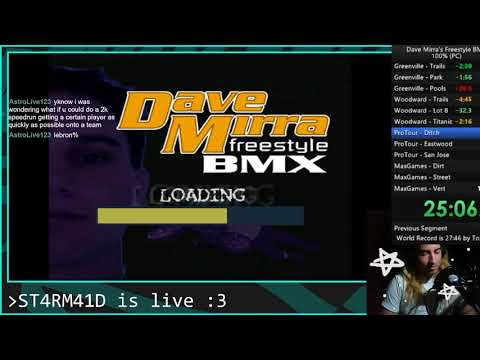 Dave Mirra's Freestyle BMX (PC) 100% Speedrun 58:40