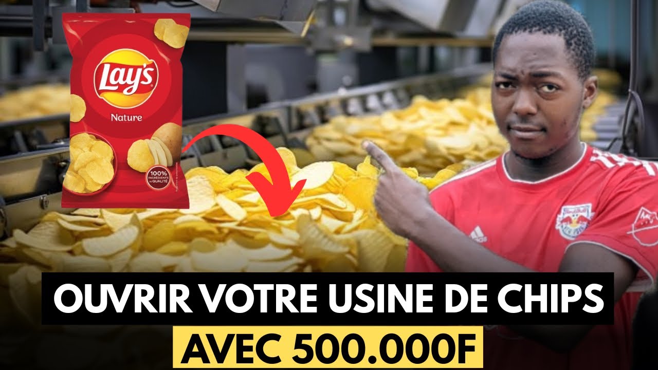 Comment OUVRIR Votre INDUSTRIE De CHIPS À Domicile Avec 500.000F (750€) En AFRIQUE ?