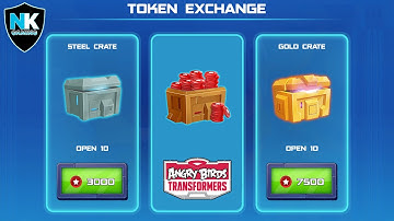 Angry Birds Transformers - Ironhide Event - Day 7 - Token Exchange - 10 Gold Crates